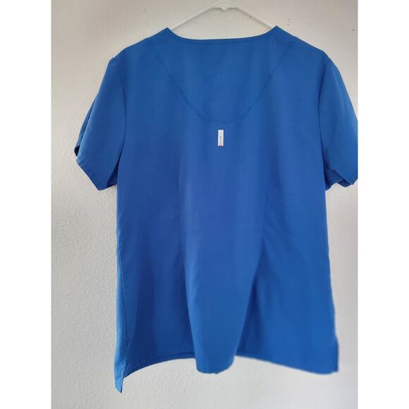 Grey's Anatomy By Barco Active Blue Women's Scrub Top size XL‎ #P3 - Picture 4 of 6